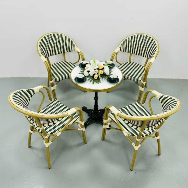 Bộ bàn ghế cafe ngoài trời đẹp: BCF04 - Hình ảnh 4