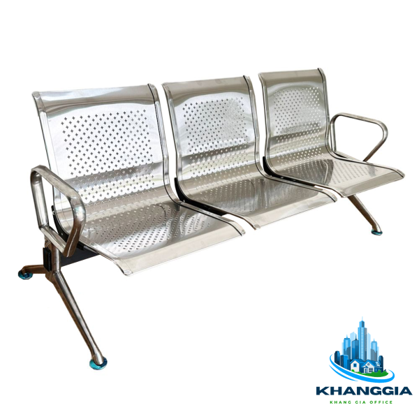 Ghế băng chờ 3 chỗ ngồi inox: GBCI03 - Hình ảnh 7