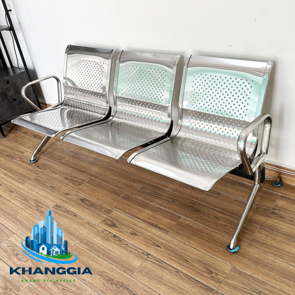 Ghế băng chờ 3 chỗ ngồi inox: GBCI03 - Hình ảnh 5