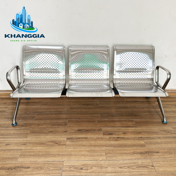 Ghế băng chờ 3 chỗ ngồi inox: GBCI03 - Hình ảnh 4
