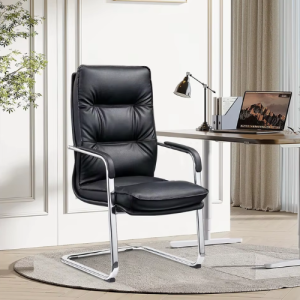Ghế làm việc chân quỳ nệm da: GCQD06A