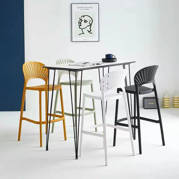 Ghế bar nhựa đúc giá rẻ【𝐍𝐡𝐢𝐞̂̀𝐮 𝐦𝐚̀𝐮】: GBN148 - Hình ảnh 4