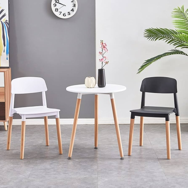 Ghế cafe nhựa chân gỗ giá rẻ: CFN3022 - Ảnh 9