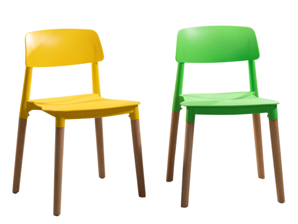 Ghế cafe nhựa chân gỗ giá rẻ: CFN3022 - Ảnh 12