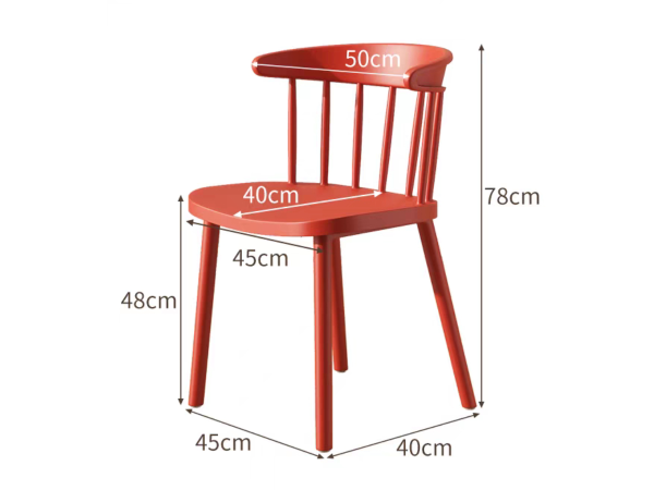Ghế cafe nhựa đúc nhiều màu: CFN3004 - Hình ảnh 14