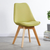Ghế eames đệm vải chân gỗ: EA03