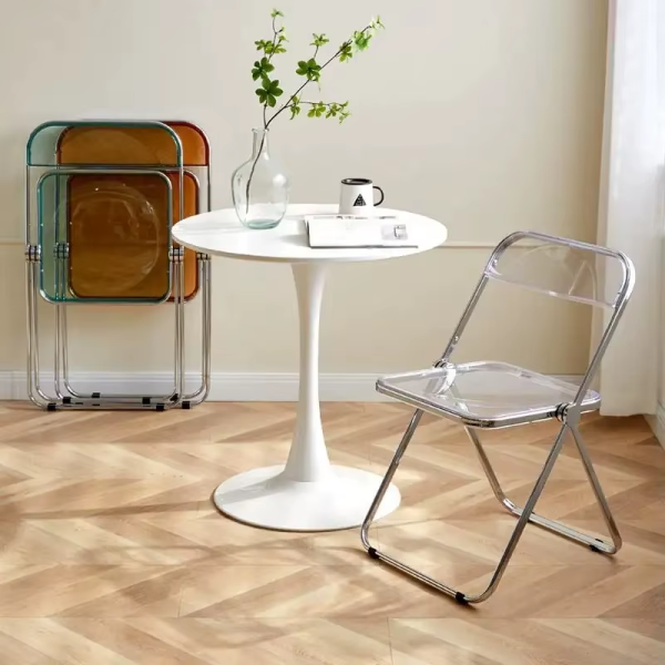 【Nhiều Màu】Ghế gấp mica trong suốt: MA628 - Hình ảnh 3