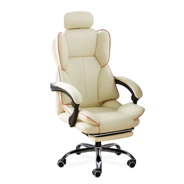 Ghế làm việc máy tính, gaming nệm da màu hồng: GM110 - Hình ảnh 5