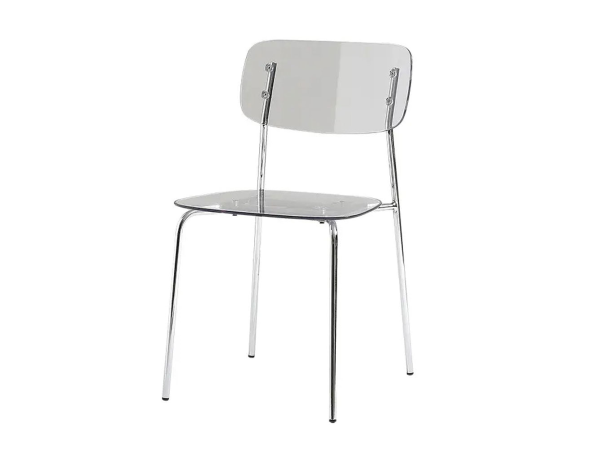 Ghế nhựa mica trong suốt chân inox: CFN863 - Hình ảnh 4
