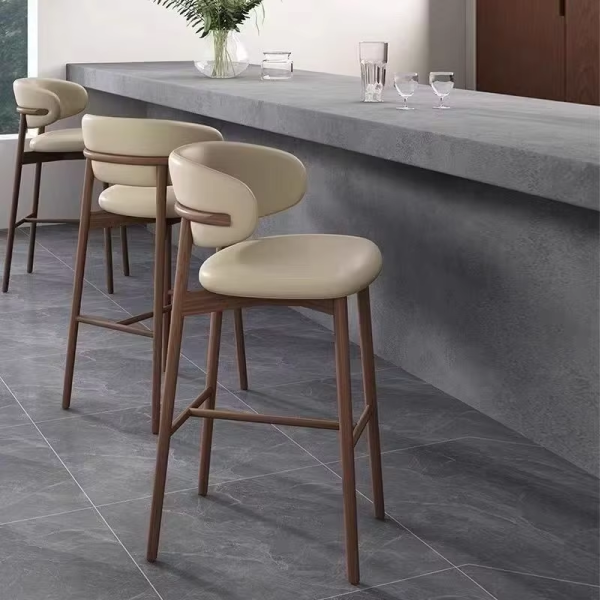 Ghế quầy bar bằng gỗ sang trọng kiểu Bắc Âu cho nhà bếp: GB006 - Hình ảnh 14