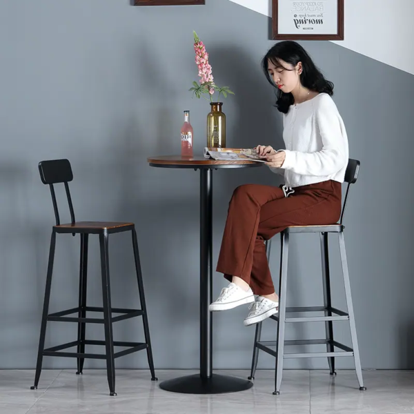 Ghế quầy bar chân sắt cố định: Loft75 - Hình ảnh 3