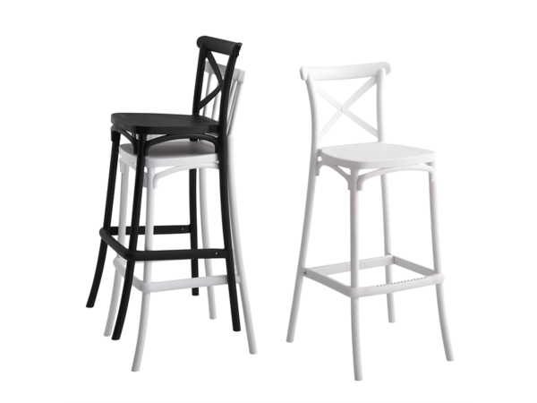 Ghế quầy bar nhựa đúc giá rẻ: GBN77 - Hình ảnh 8