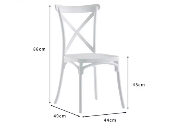 Ghế tiffany nhựa đúc nhà hàng tiệc cưới: CFN3041 - Hình ảnh 13