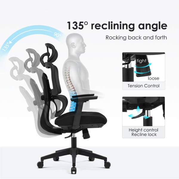 Ghế công thái học cho người béo: CTH831 - Ảnh 9
