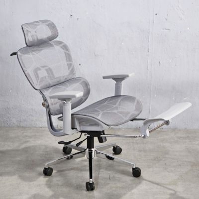 Ghế công thái học có gác chân, tựa lưng điều chỉnh, phù hợp cho người béo: CTH938