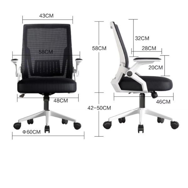 Ghế lưới công thái học cho nhân viên: CTH232 - Ảnh 10
