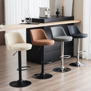 Ghế quầy bar - đảo bếp cao cấp bọc da