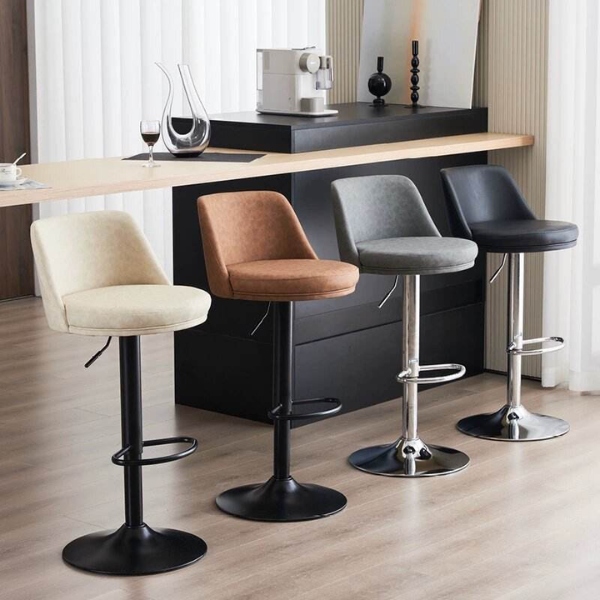 Ghế quầy bar - đảo bếp cao cấp bọc da