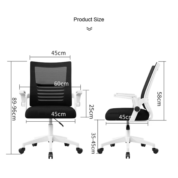 Ghế xoay công thái học cho người làm việc tại nhà: CTH958 - Ảnh 6